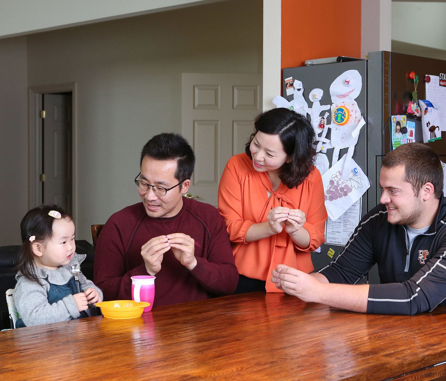 Inclusive Early Childhood Education group at table cropped