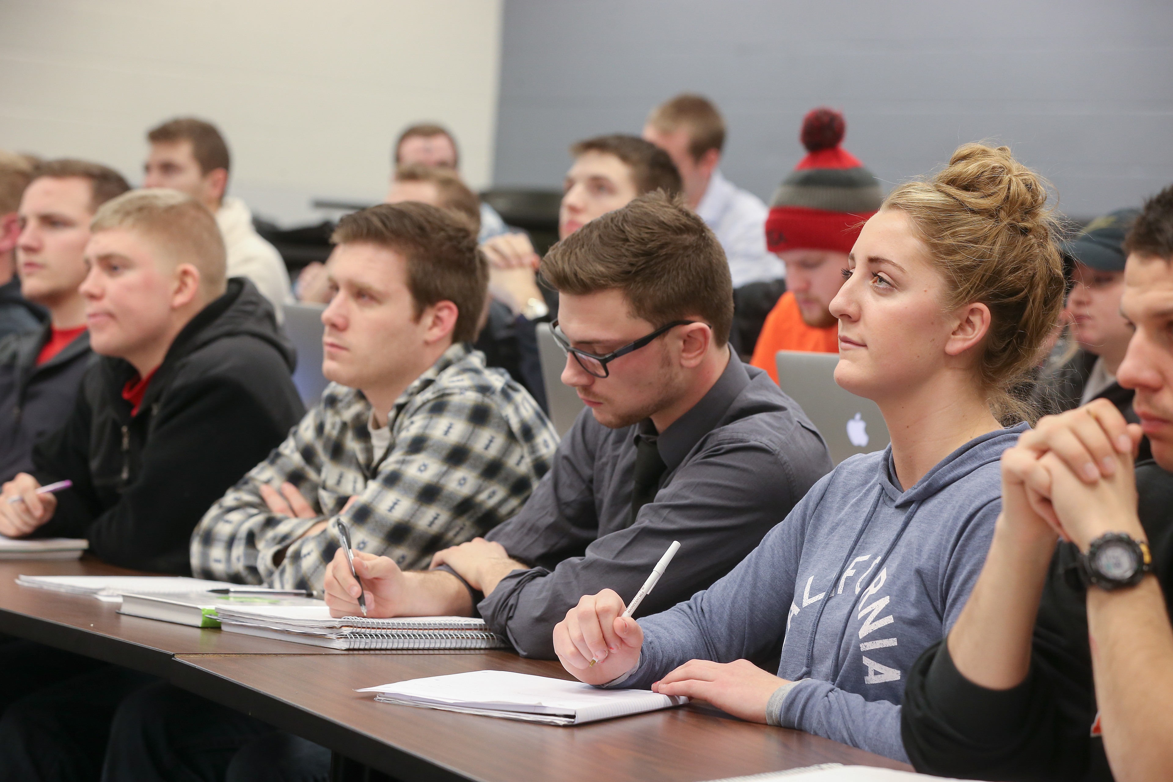 students in class