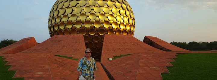 Jane-at-Matrimandir