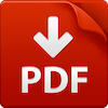 red and white PDF icon linking to data brief on marital duration at divorce, 2010