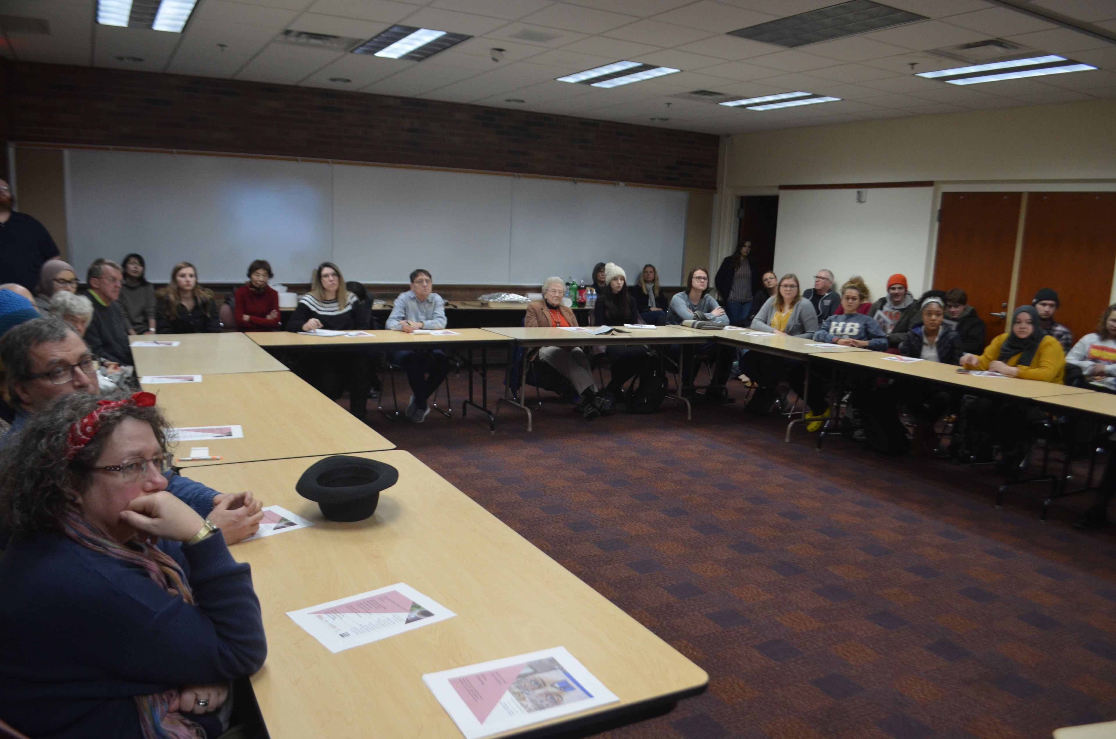 The audience at Imagining Palestine