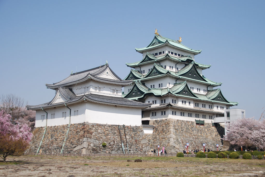 Nagoya Castle Tower in the Spring