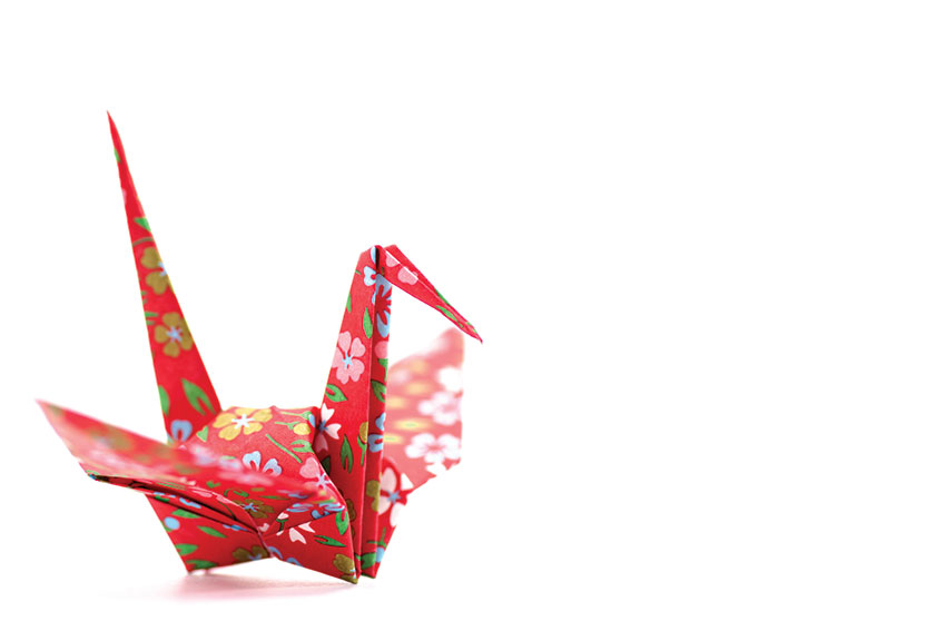 Origami crane