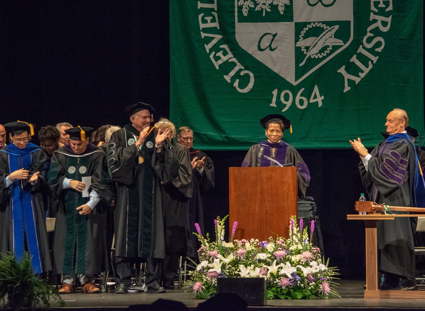 PHOTO-Stewart-FB-05-21-18-Stewart-at-Podium-with-Honorary-Degree-at-Cleveland-St