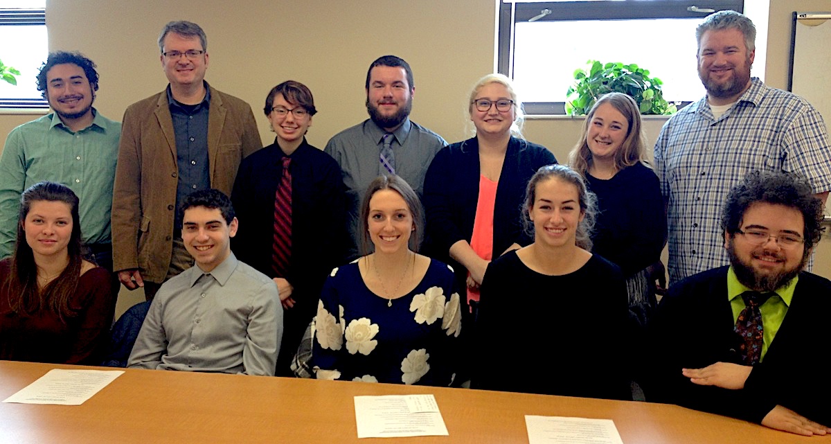 Capstone Cohort 2018 with Professor Raymond Swisher