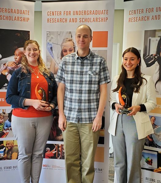 photo of Ariel Esposito , Dr. Steve Demuth, and Francesca Marino