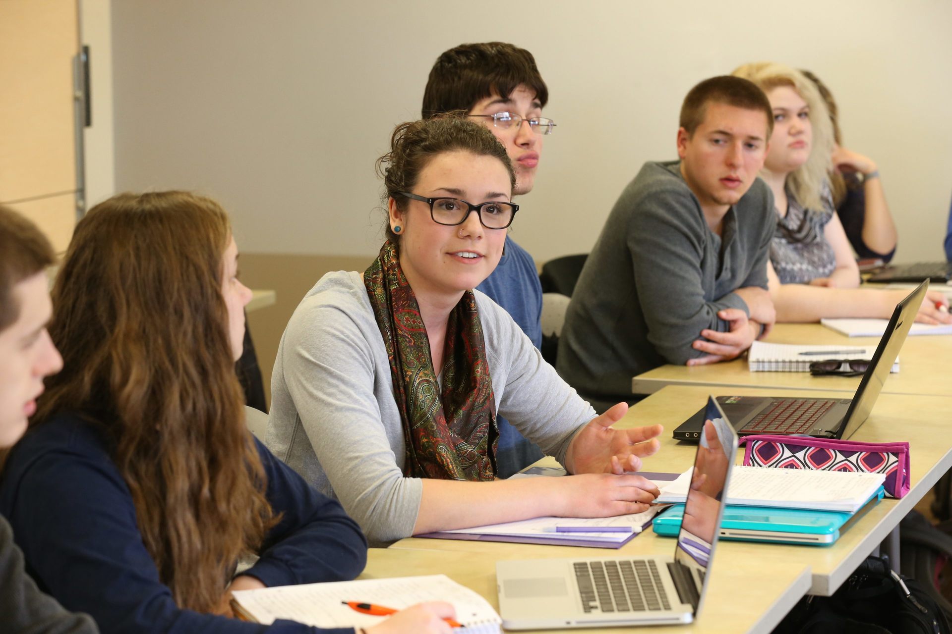 A BGSU graduate class discussing subjects with diverse colleagues is often the most valued form of learning.   