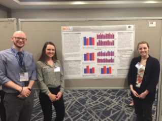 Megan Walsh, Anna Gravelin, and Dr. Whitfield presenting at the 2018 OSHLA convention