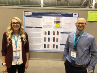 Serena Holdosh and Dr. Whitfield presenting at the 2018 ASHA Convention