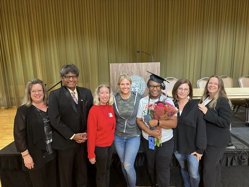 IPE Event 2023: (Left to Right) front row: Heather Wilde, Angel Pina, Jada Murphy (Left to Right) back row: Rick Ramos, Tracy McGinley, Harold D'Souza, Lara Wilken, Annette Mango, Carolyn Kinkoph, James Cisela, Lindsey O'Connor