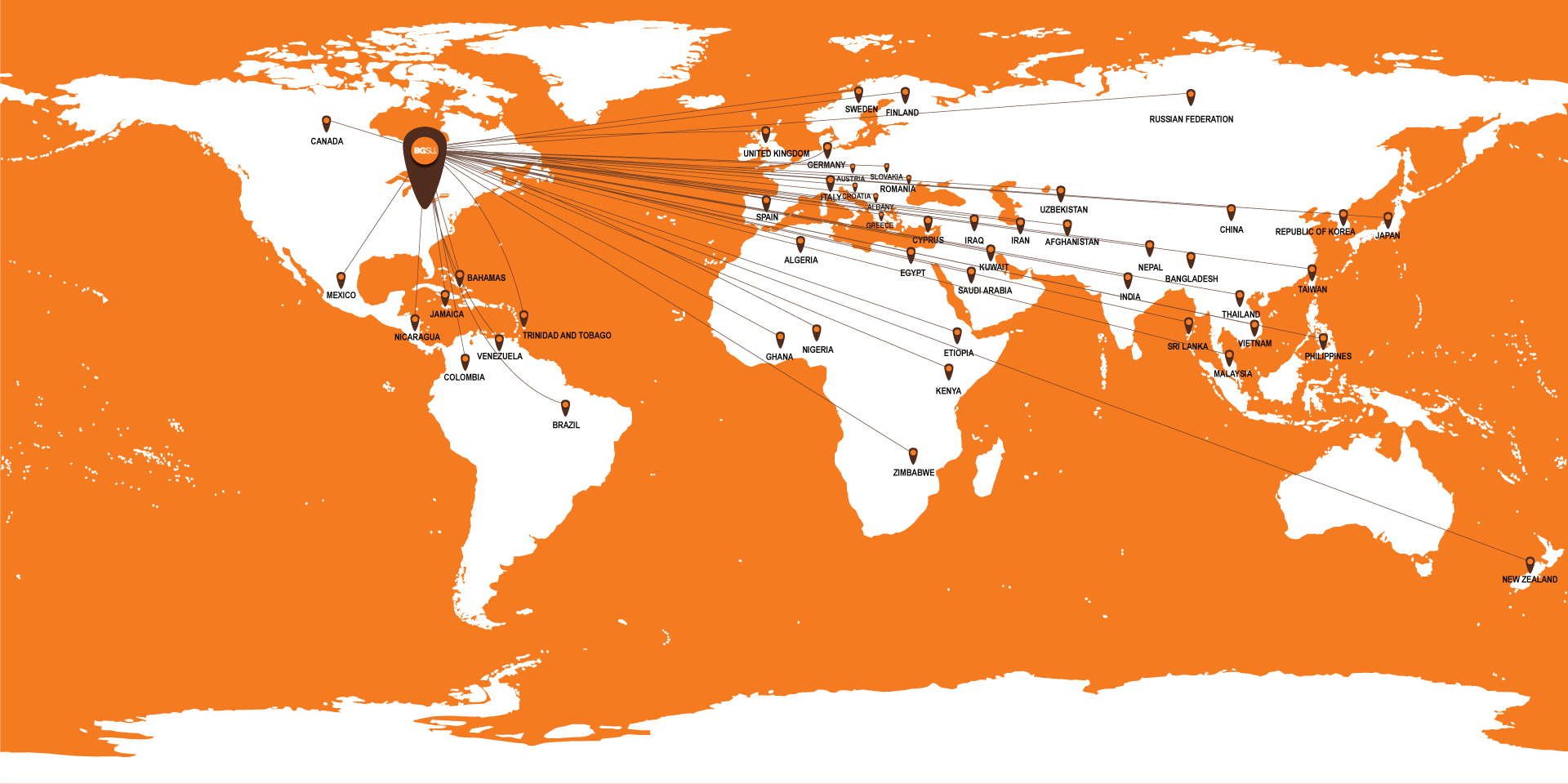 bgsu international student map