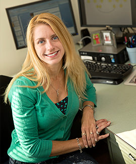 women in green blouse