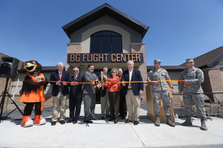 The Bowling Green State University aviation program and Bowling Green Flight Center officially opened the new 16,800 square-foot facility on April 17, 2015. University President Mary Ellen Mazey and Mark Smith, CEO of North Star Aviation, the parent company of Bowling Green Flight Center, led local officials in the ribbon cutting.