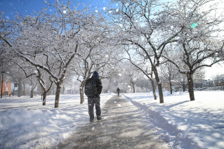 Winter 2015 made BGSU a winter wonderland.