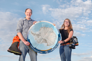 Dr. Kurt Panter, geology, and Jenna Reindel will visit a place that few people will ever see in their lifetime. The senior from Maumee, who is majoring in geology, and Dr. Panter are part of a National Science Foundation-funded research trip going to Antarctica to study two remote volcanoes.
