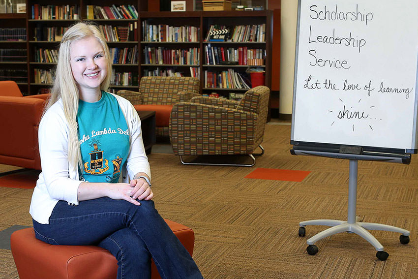 Sarah Hercules is making the most of her BGSU experience