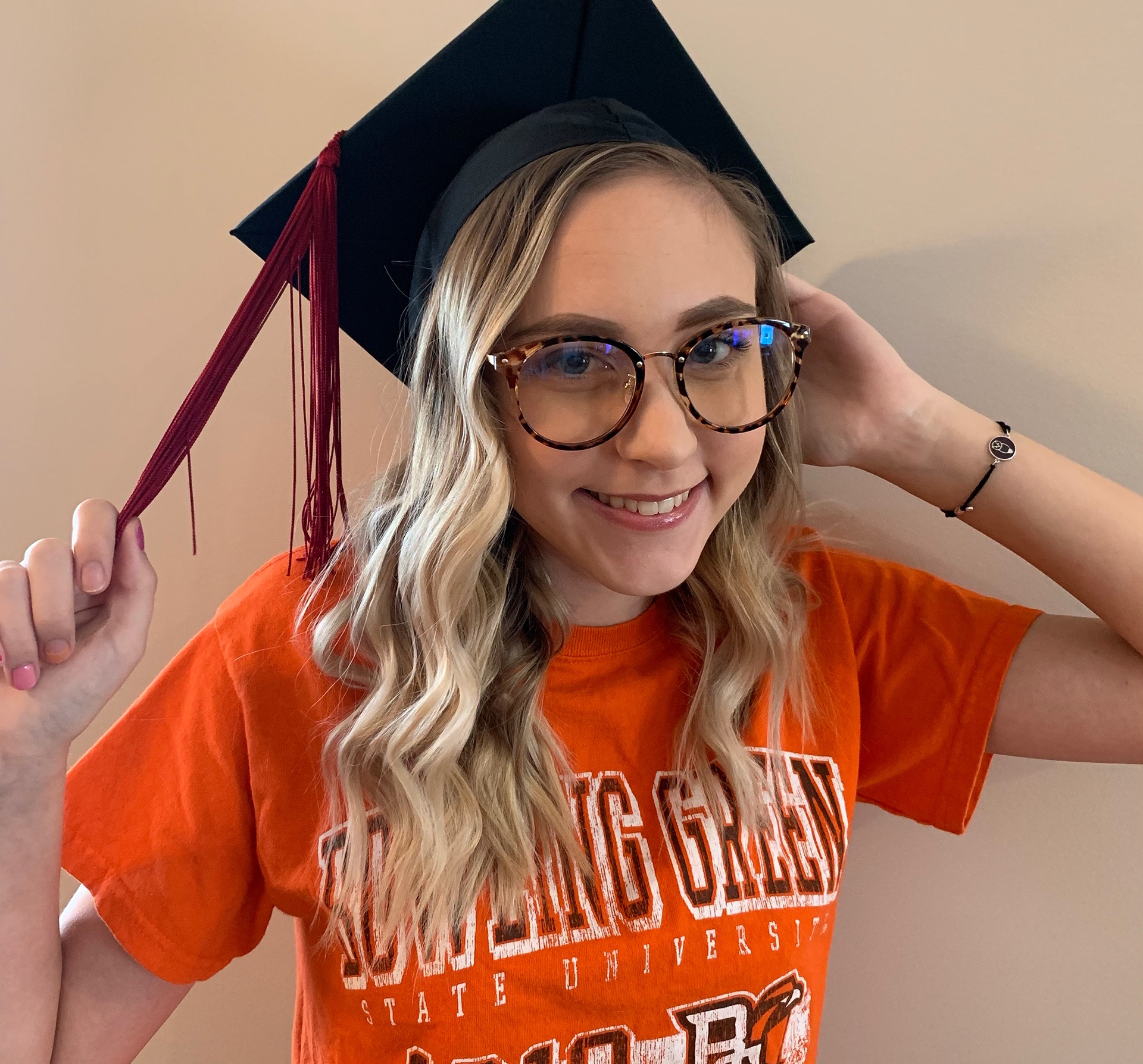 Meredith-Troxel-wearing-mortarboard