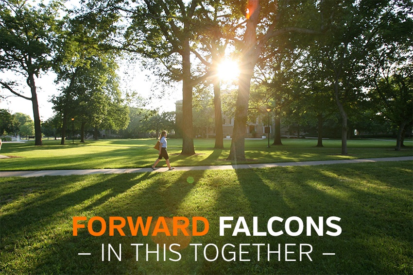 Return to Campus - Forward Falcons - In this together