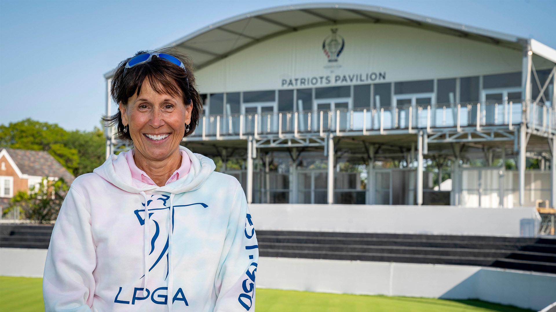 Becky Newell '83, tournament director of the Solheim Cup