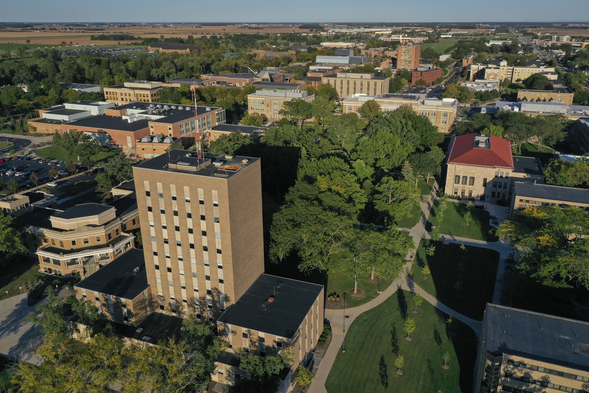 Administration Building aerial