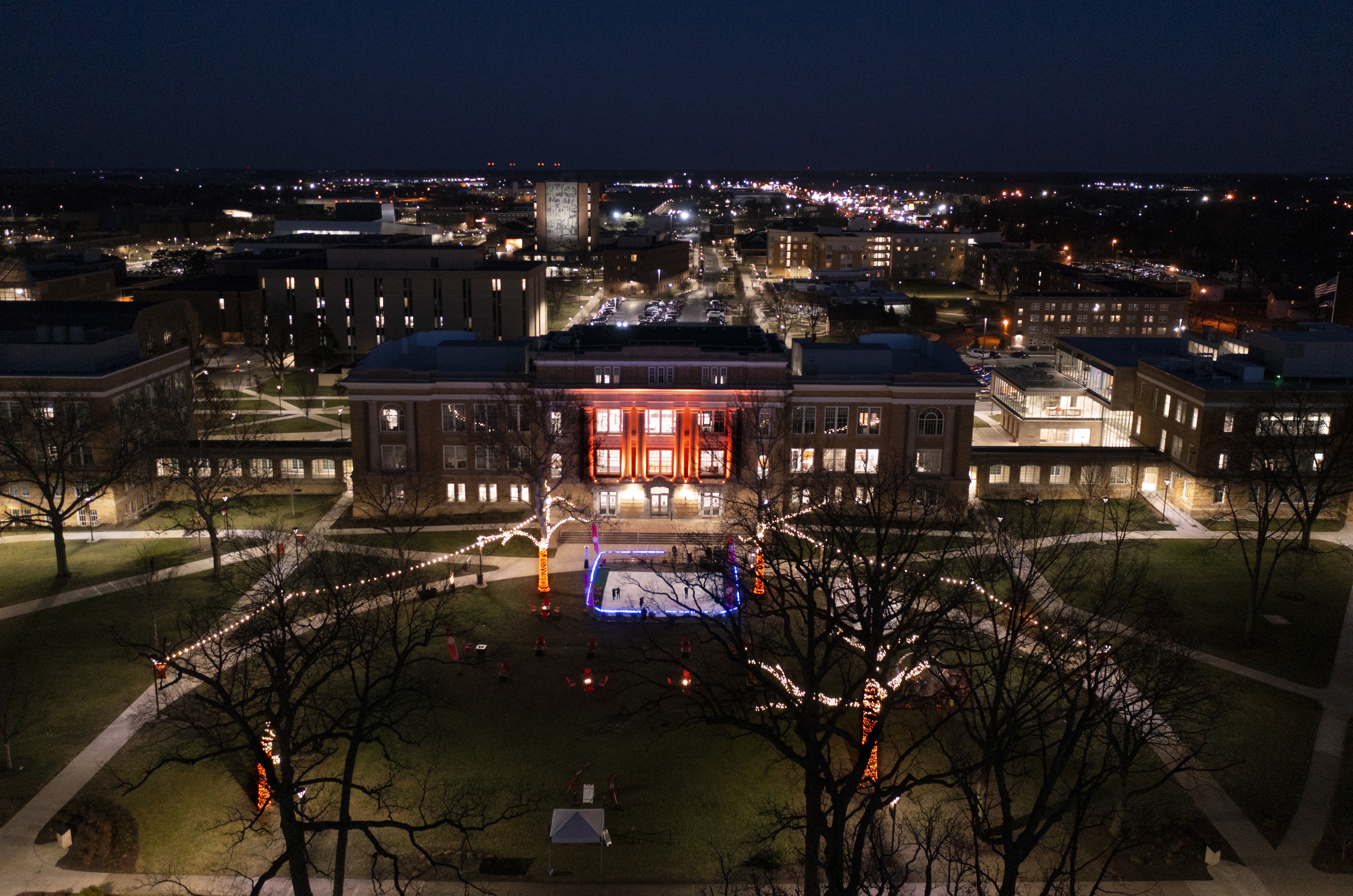 Hayes Hall at Winter Wonderland