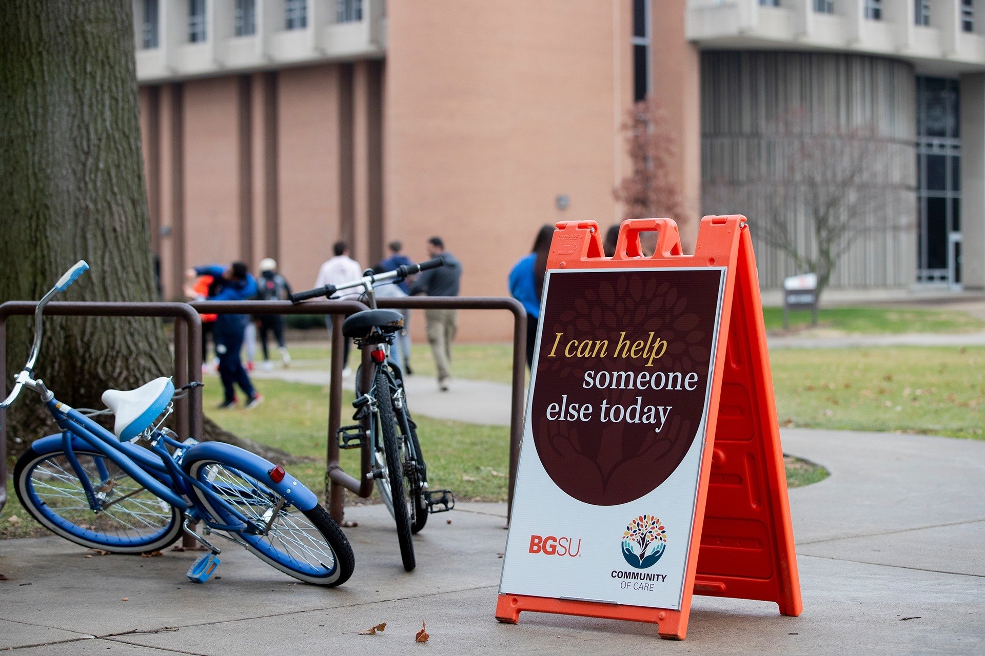 BGSU Community of Care: I can help someone today sign