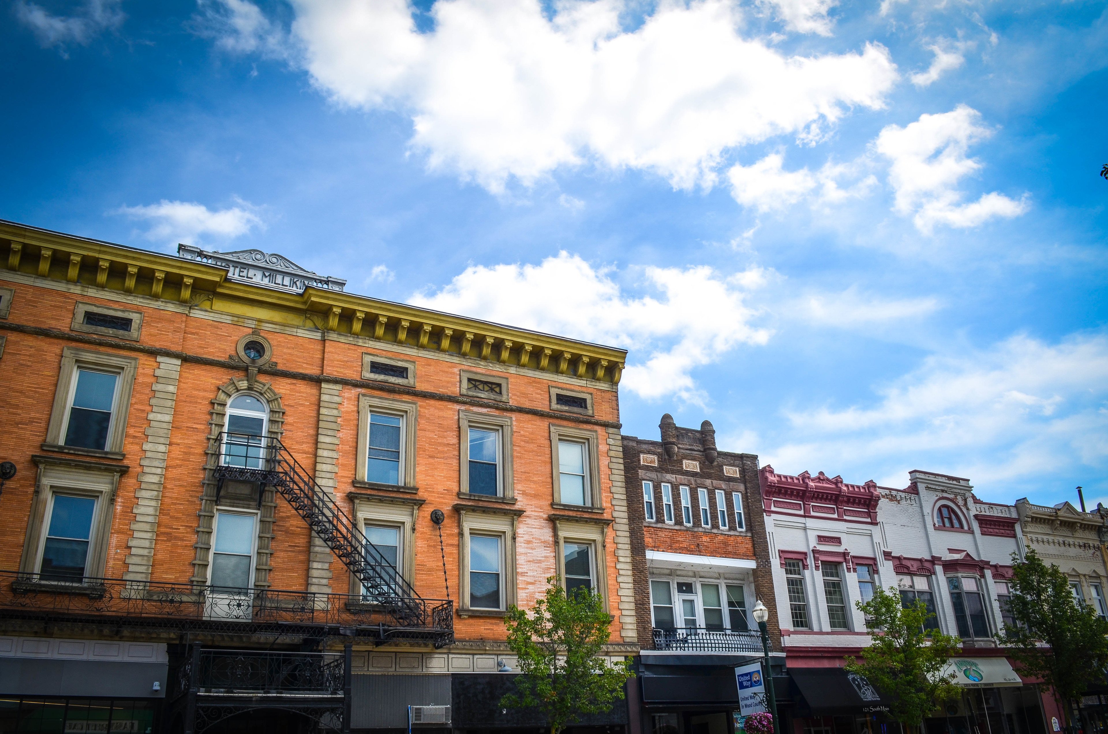 Businesses in downtown Bowling Green, OH