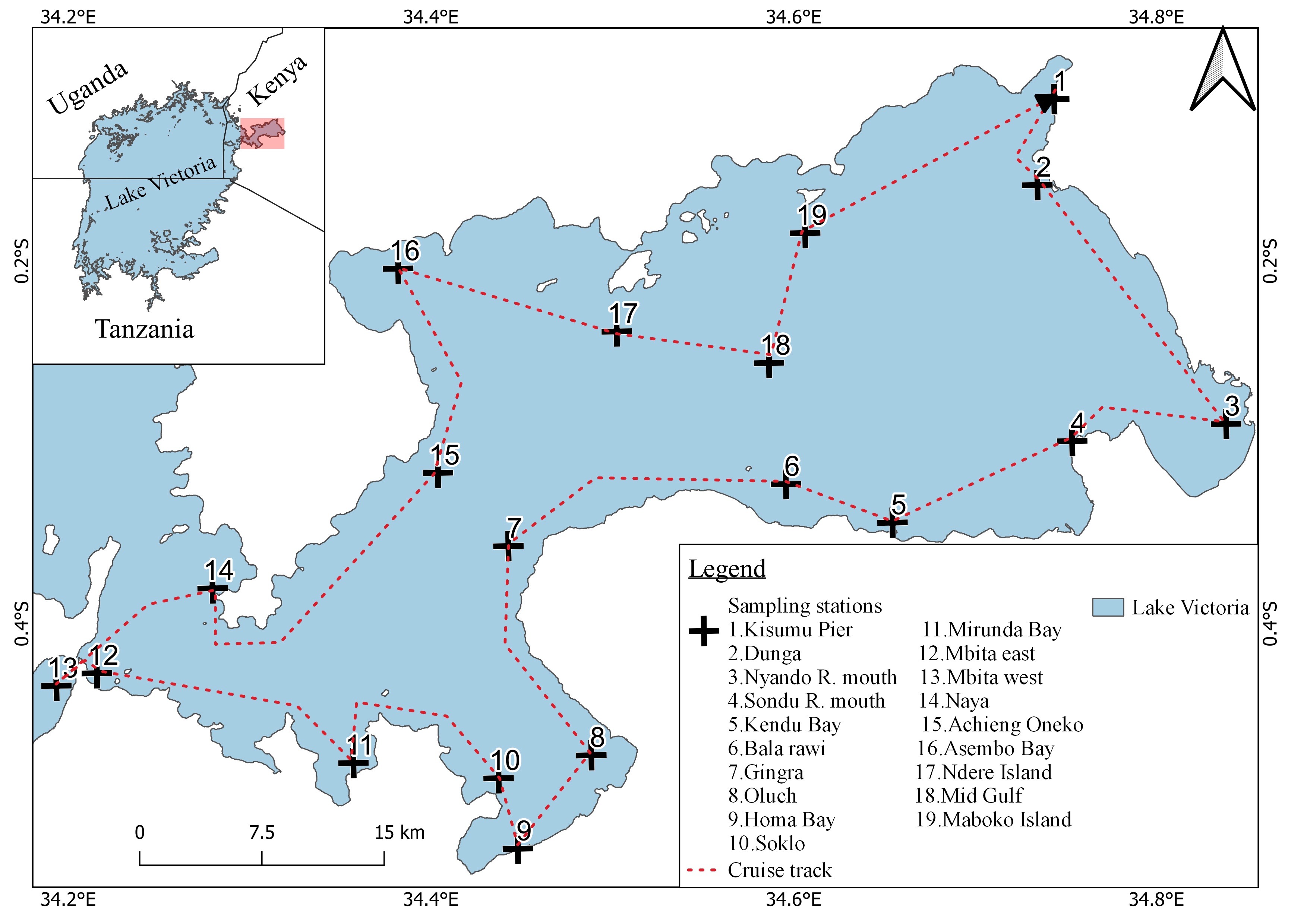 During a three-week trip, BGSU researchers are scheduled to collect data from 19 different sites in the Kenyan portion of Lake Victoria, which experiences toxic algal blooms similar to those in Lake Erie.