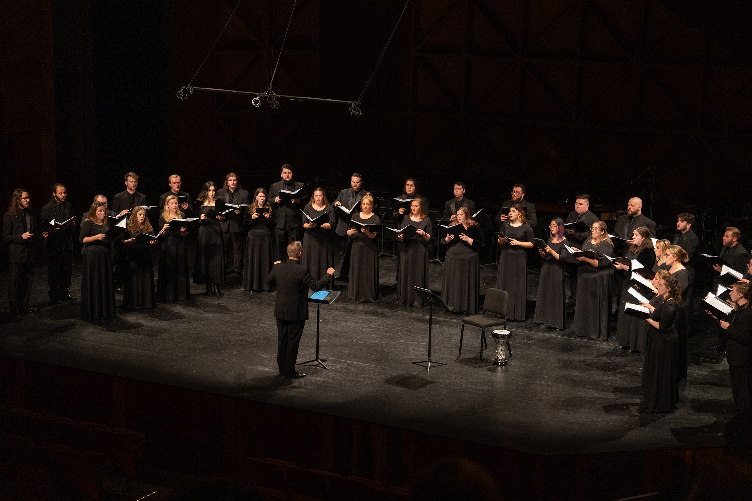 The BGSU Collegiate Choral performing