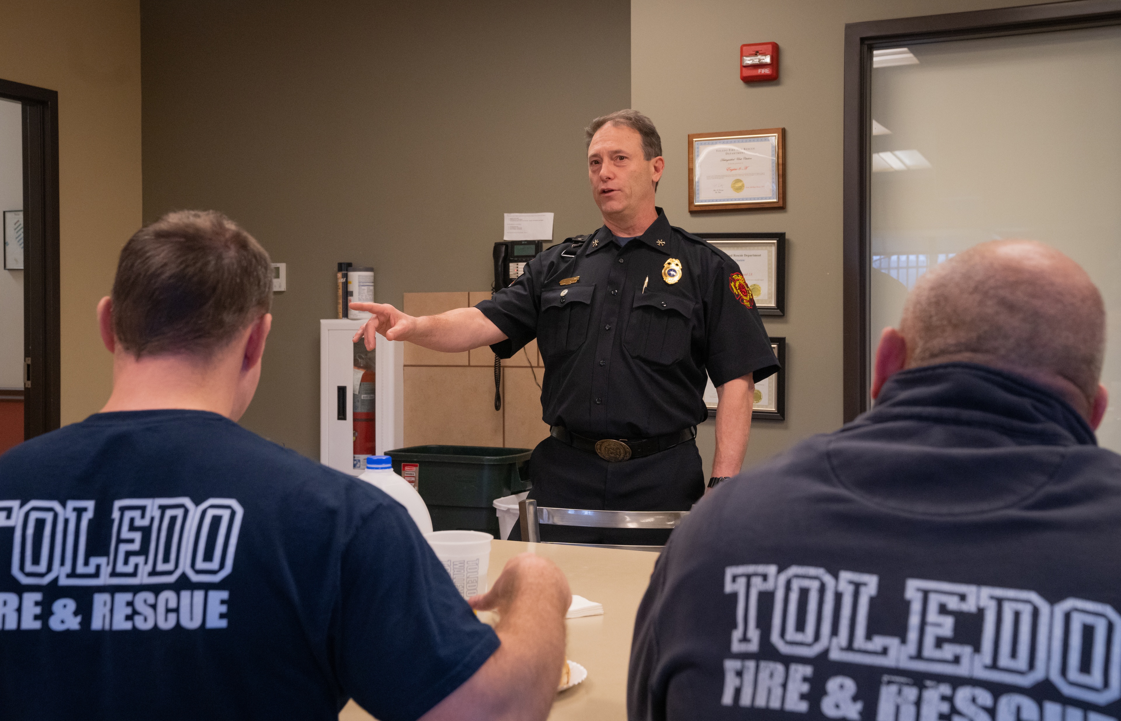 Bryce Blair teaching a class