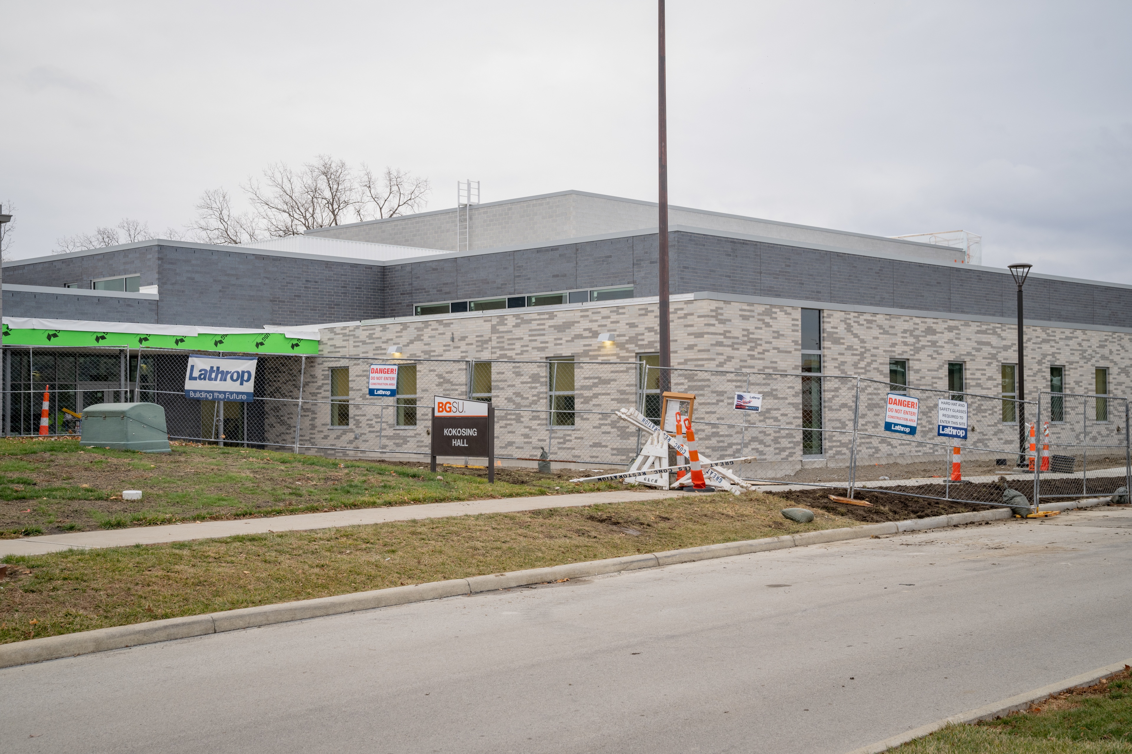 School of Built Environment during construction