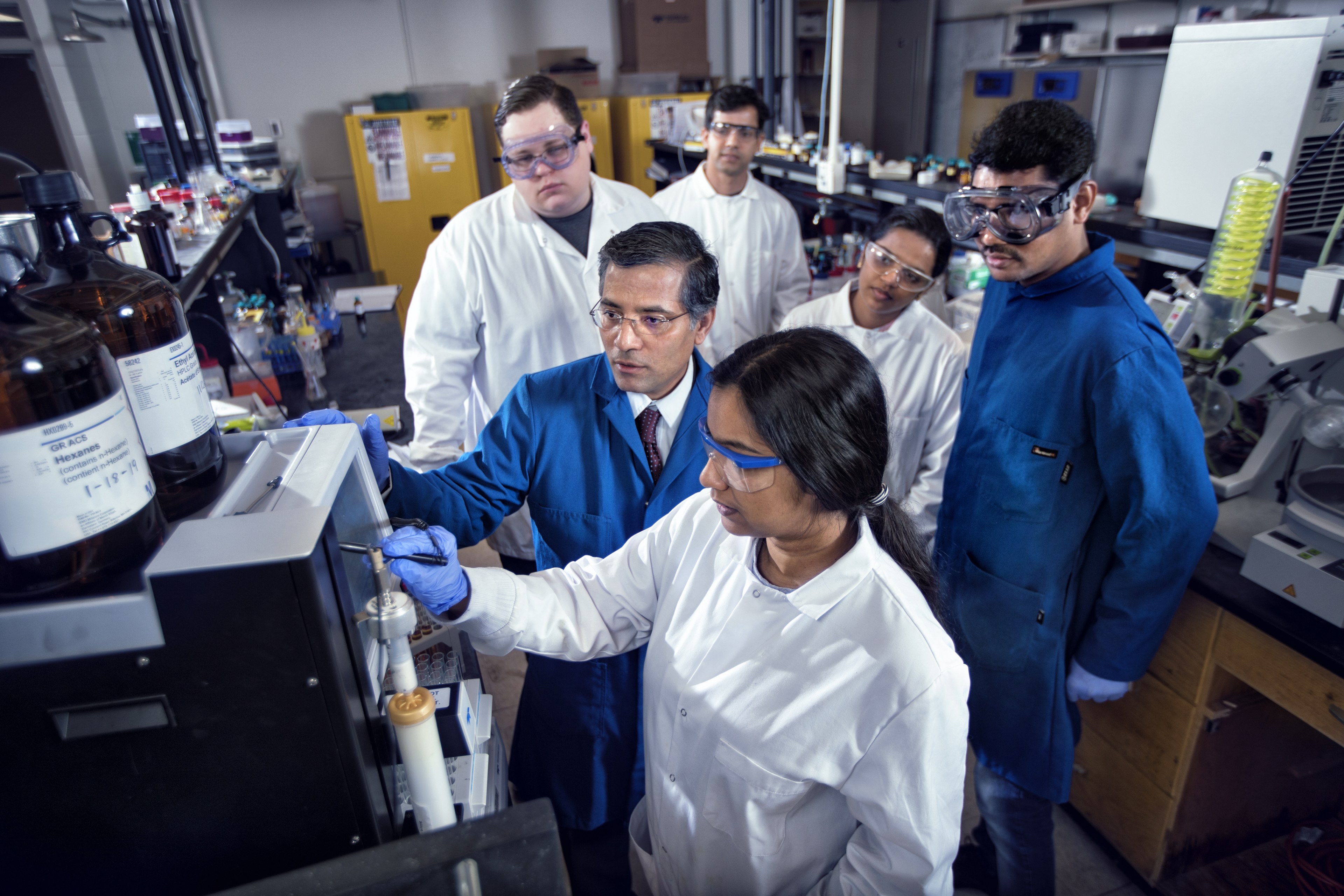 BGSU lab in the University's Center for Photochemical Sciences