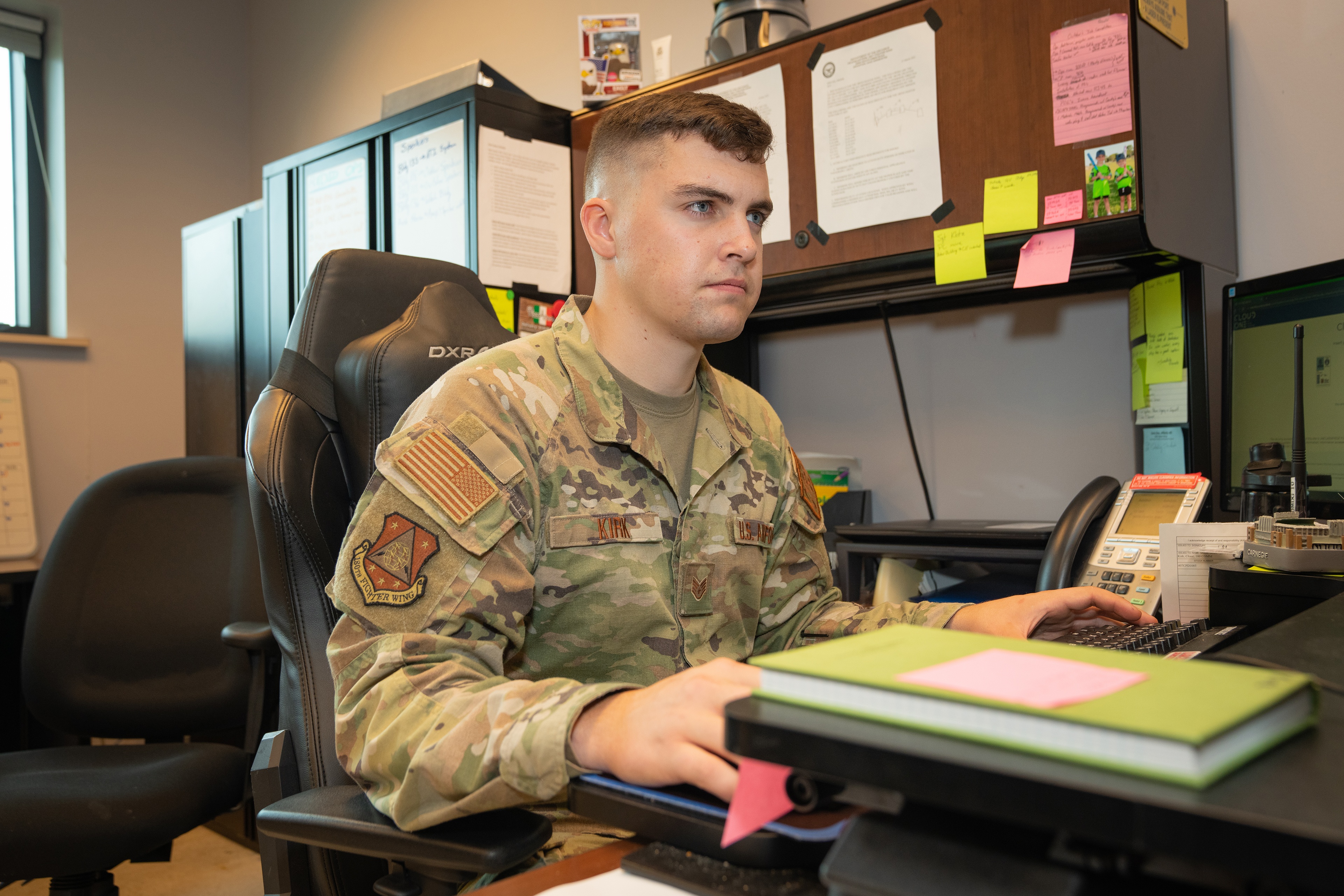 Ohio Air National Guard member takes BGSU classes online