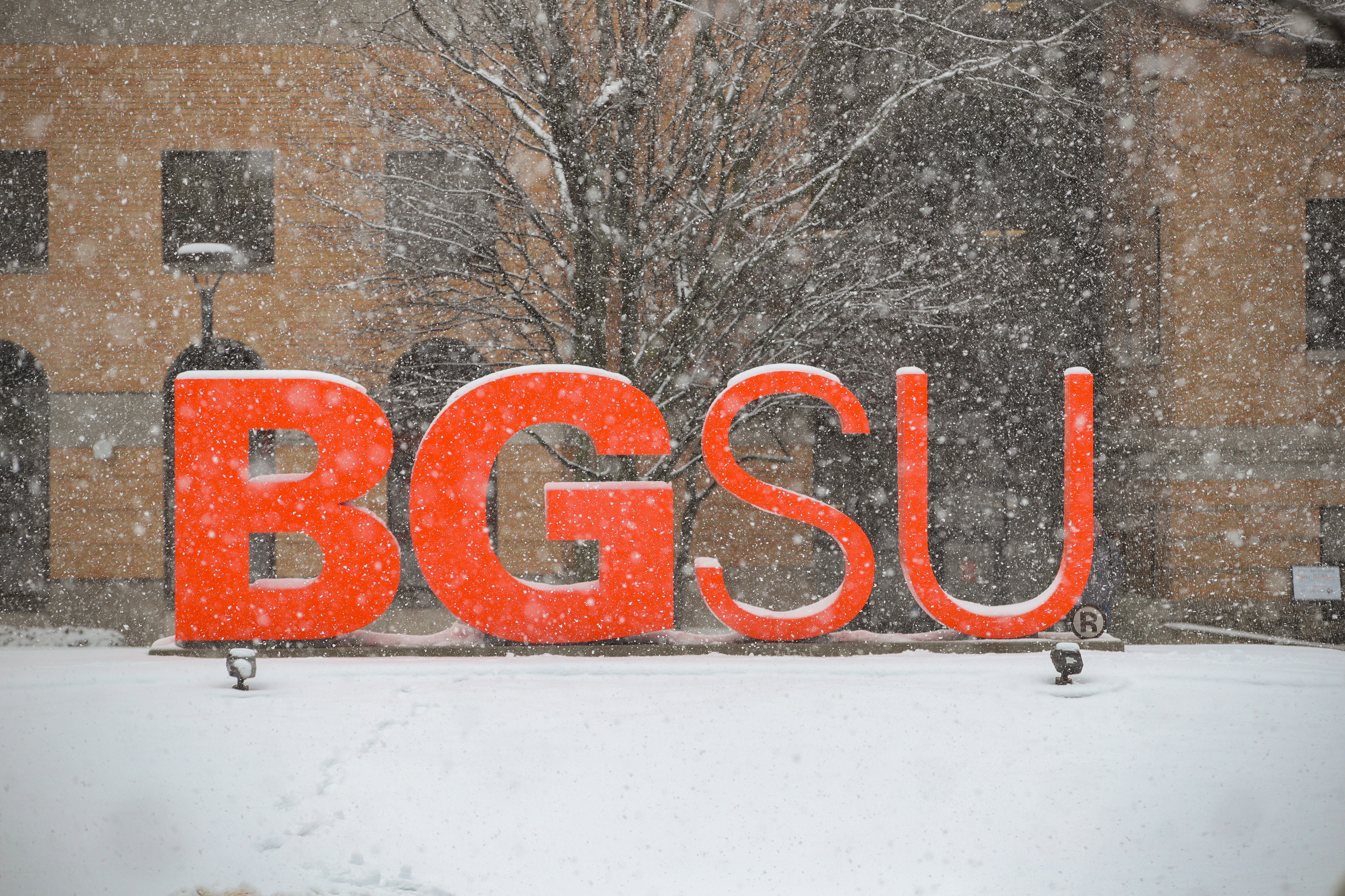 BGSU campus letters