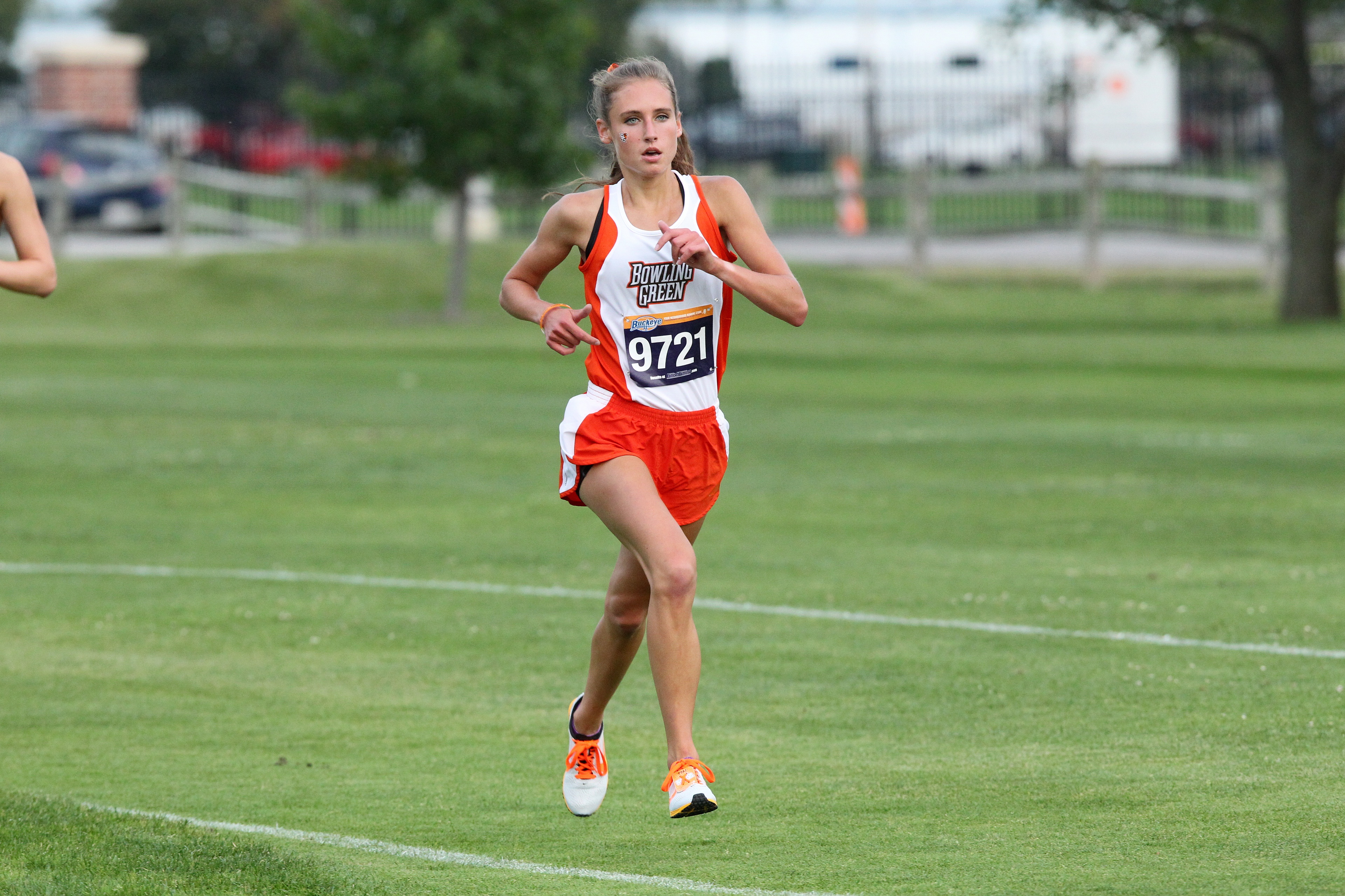 Rachel Walny at a cross country meet