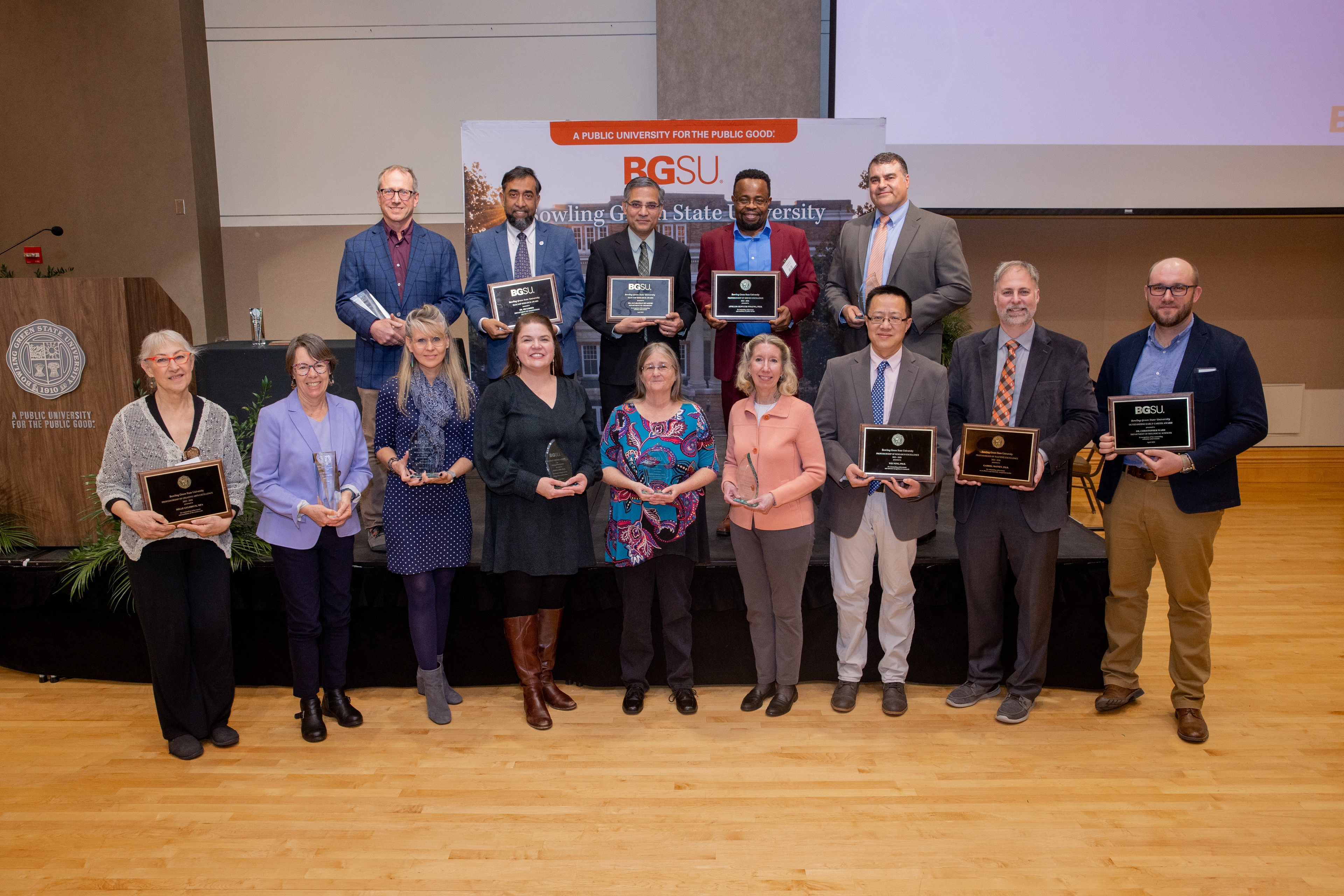 2023 BGSU Faculty Excellence Award winners