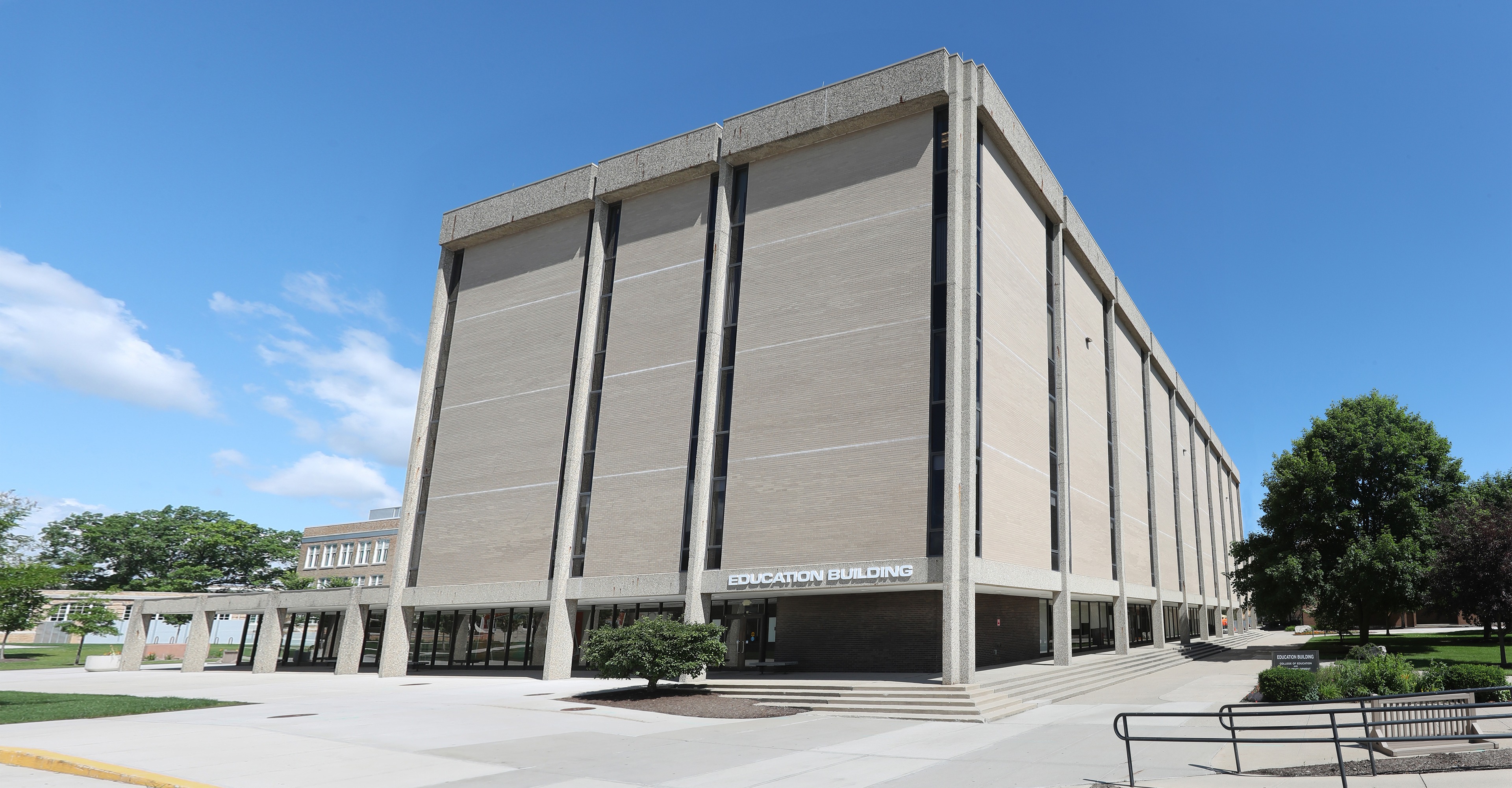 Exterior of the BGSU Education Building 