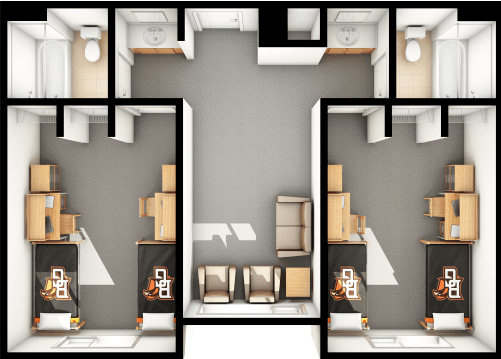 Suite-style Layout