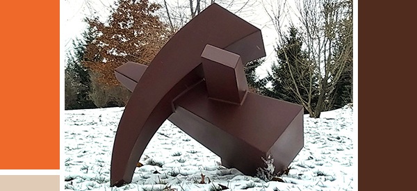 “Triad” sculpture, receives Beth Casey Student Sculpture Award