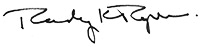 Rodney K. Rogers signature