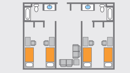 Suite-style Layout
