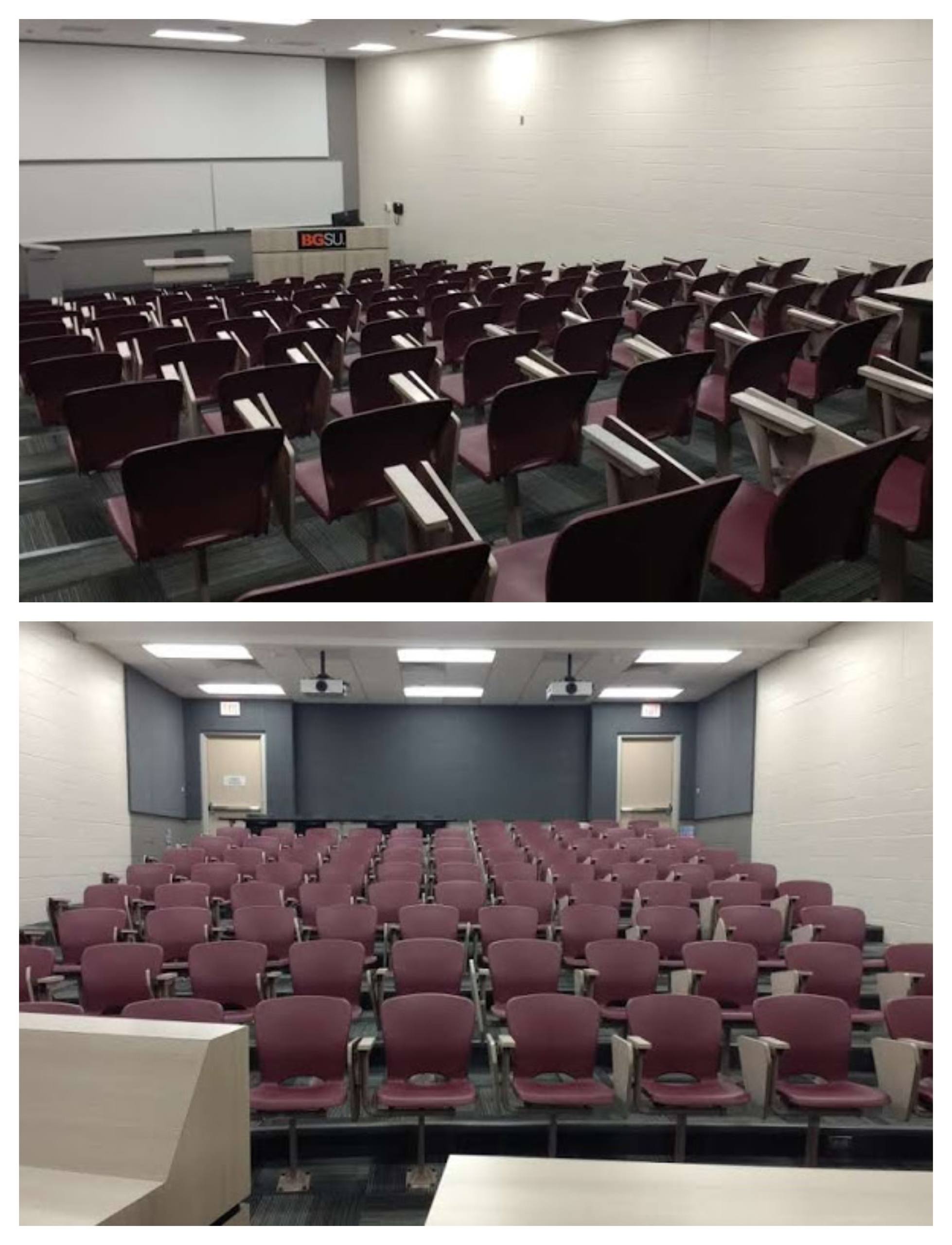 Olscamp Room 221 Front & Back View 