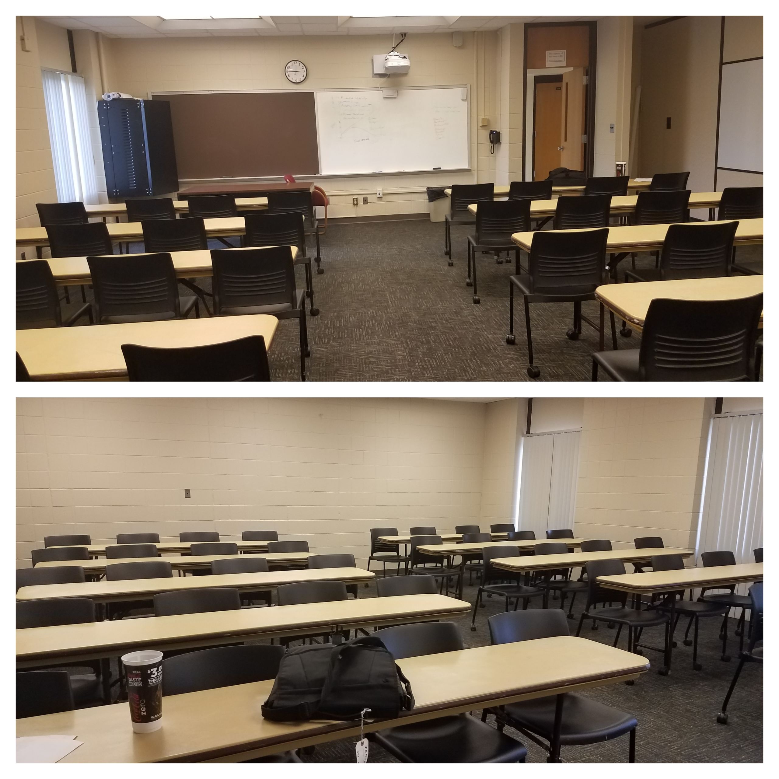 Tech Room 127B Front & Back View 