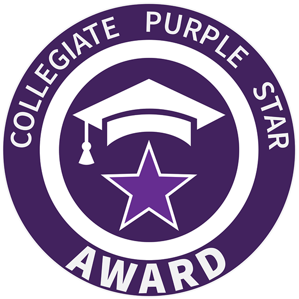 Collegiate Purple Star Logo