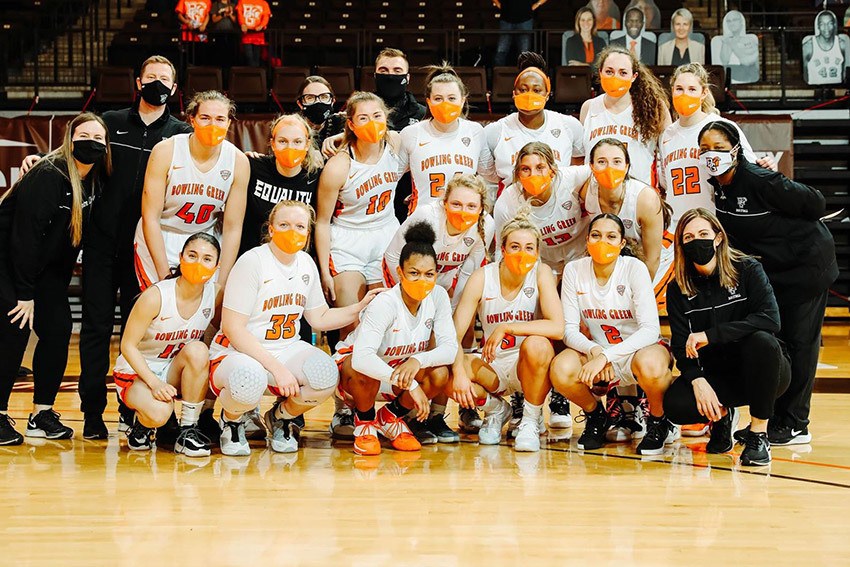 BGSU Women’s Basketball team won the MAC regular season championship