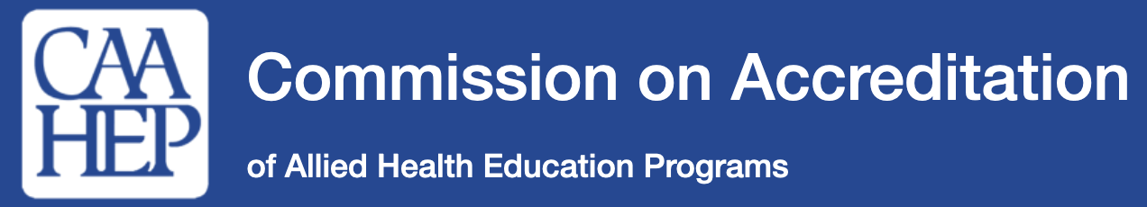 CAAHEP logo - Commission on Accreditation of Allied Health Education Programs