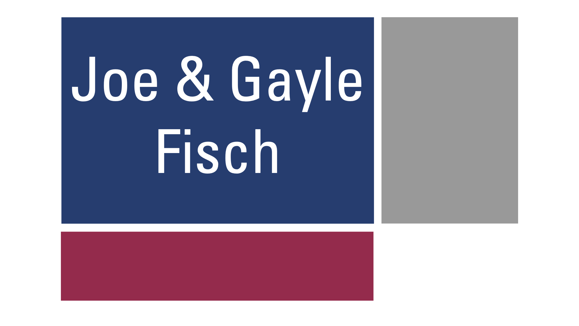 Joe and Gayle Fisch