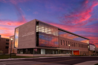 Maurer Center Building Sunset