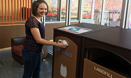Plastic Bag Recycling Stations (Approved $1,400)
