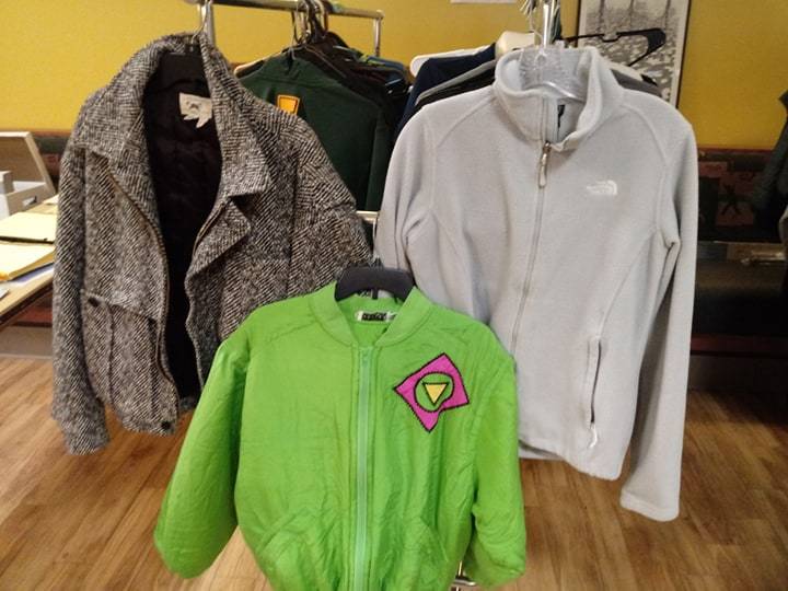 Clothing donated to the ReStore